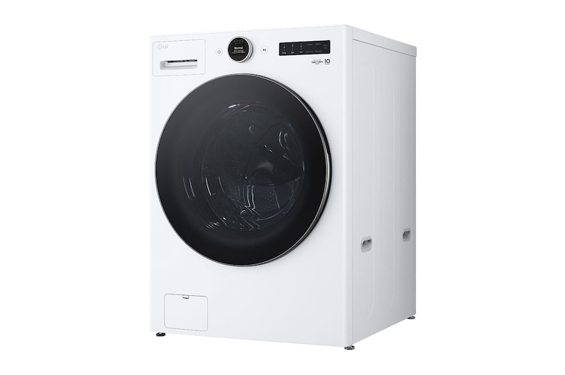 LG Front view of 5.2 cu. ft. Capacity Smart Front Load ENERGY STAR®Washer with TurboWash® 360°, WM5500HWA, WM5500HWA