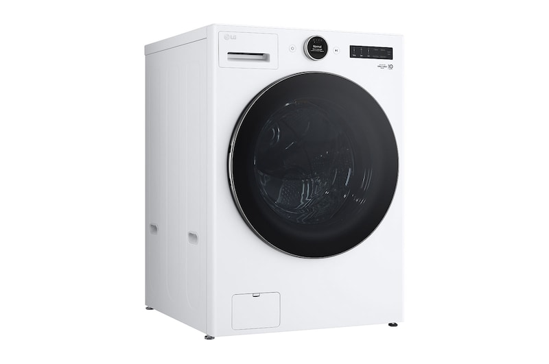 LG Front view of 5.2 cu. ft. Capacity Smart Front Load ENERGY STAR®Washer with TurboWash® 360°, WM5500HWA, WM5500HWA