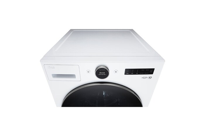 LG Front view of 5.2 cu. ft. Capacity Smart Front Load ENERGY STAR®Washer with TurboWash® 360°, WM5500HWA, WM5500HWA