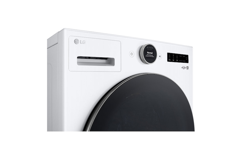 LG Front view of 5.2 cu. ft. Capacity Smart Front Load ENERGY STAR®Washer with TurboWash® 360°, WM5500HWA, WM5500HWA