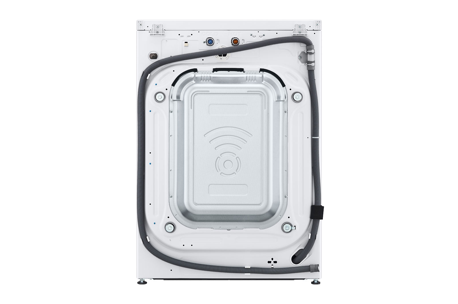 LG 5.2 cu. ft. Capacity Smart Front Load ENERGY STAR<sup>®</sup> Washer with TurboWash® 360° and AI DD® Built-In Intelligence, WM5500HWA