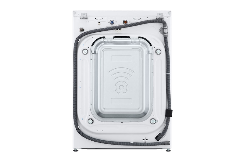 LG Front view of 5.2 cu. ft. Capacity Smart Front Load ENERGY STAR®Washer with TurboWash® 360°, WM5500HWA, WM5500HWA