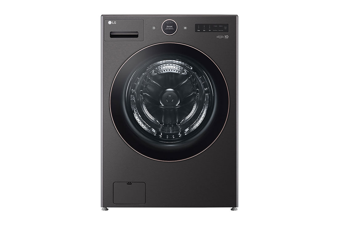 LG 5.8 cu. ft. Mega Capacity Smart Front Load ENERGY STAR<sup>®</sup> Washer with TurboWash<sup>®</sup>360° and AI DD™ Built-In Intelligence, WM6500HBA