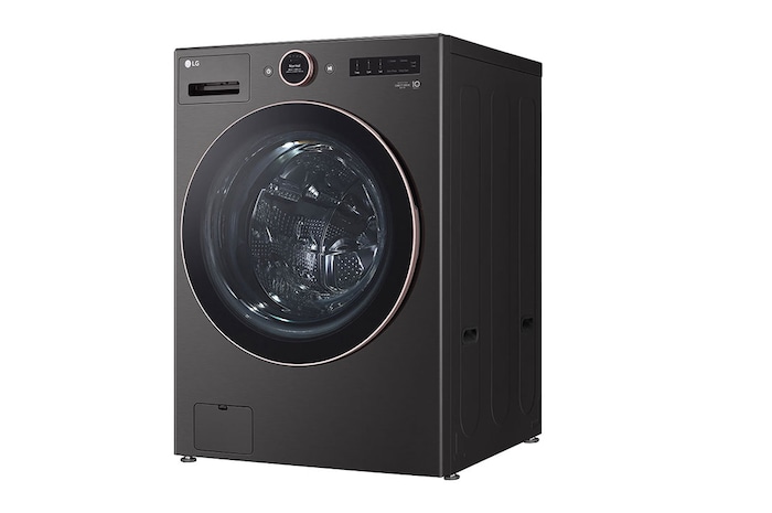 LG 5.8 cu. ft. Mega Capacity Smart Front Load ENERGY STAR<sup>®</sup> Washer with TurboWash<sup>®</sup>360° and AI DD™ Built-In Intelligence, WM6500HBA