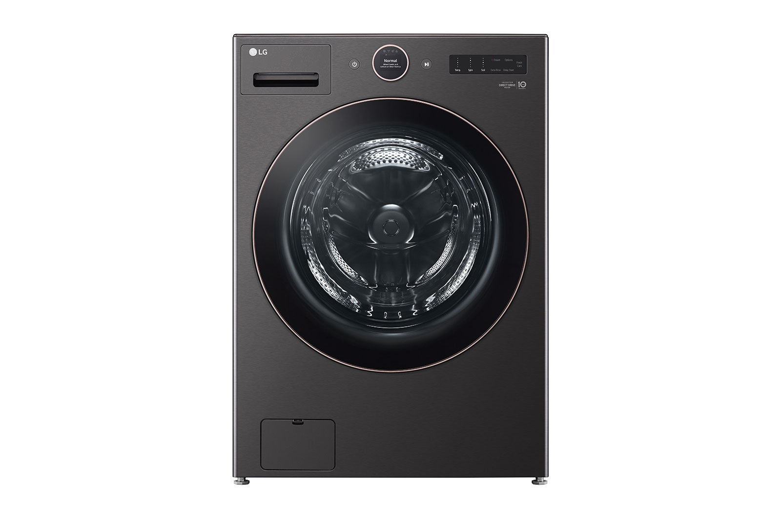 LG 5.8 cu. ft. Mega Capacity Smart Front Load Energy Star Washer with TurboWash® 360° and AI DD™ Built-In Intelligence, WM6500HBA