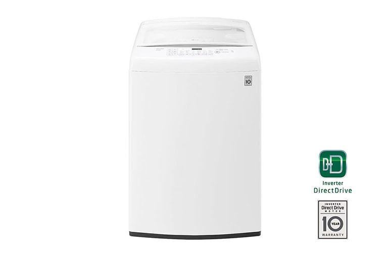 Front view of 5.2 CU.FT. HIGH EFFICIENCY TOP LOAD WASHER WITH FRONT CONTROL DESIGN AND PRE WASH WT1501CW