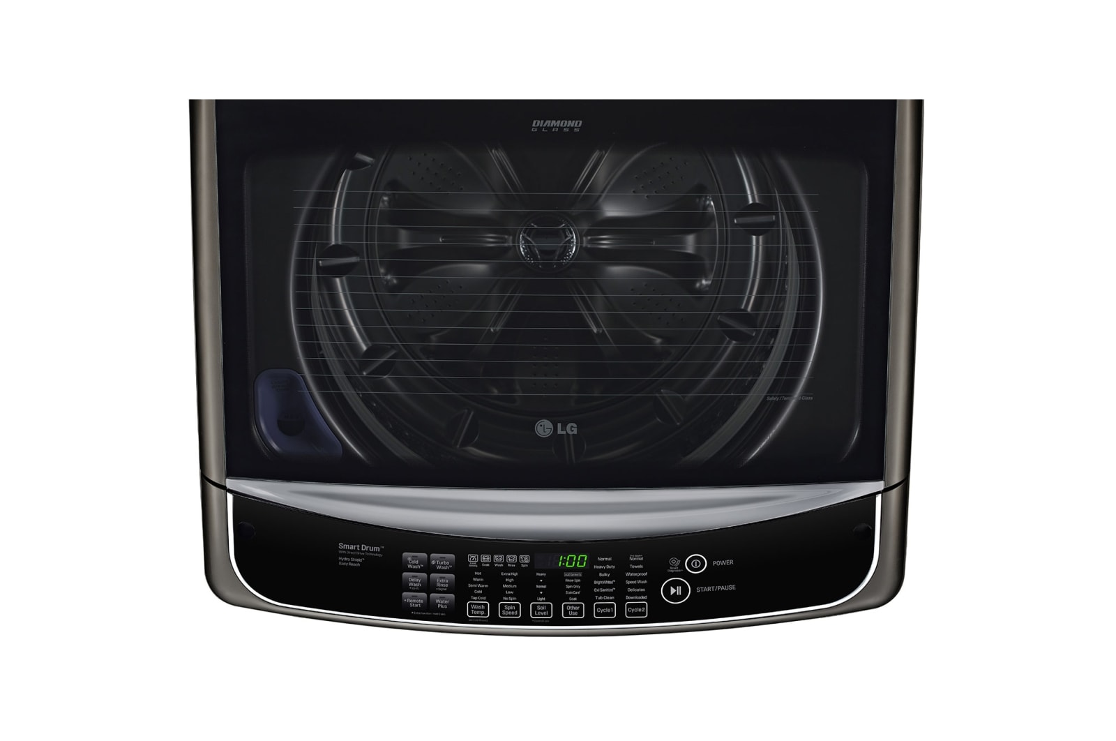 LG 5.8 cu.ft Top Load Washer with TurboWash<sup>®</sup>, WT1901CK