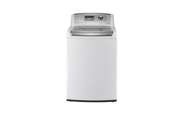 Front view of 5.2 cu.ft. Wave™ Series. Ultra Large Capacity High Efficiency Top Load Washer WT5001CW