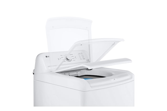 LG 4.8 cu. ft. Capacity Top Load Washer with Agitator and SlamProof Glass Lid, WT6105CW