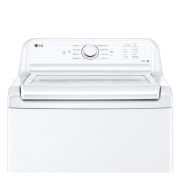 LG 4.8 cu. ft. Capacity Top Load Washer with Agitator and SlamProof Glass Lid, WT6105CW