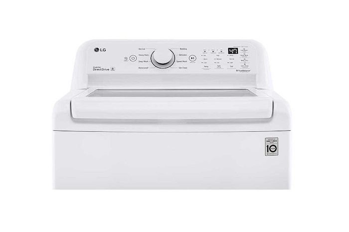LG 5.2 cu. ft. Ultra Large Capacity Top Load Washer with TurboDrum™ Technology, WT7010CW
