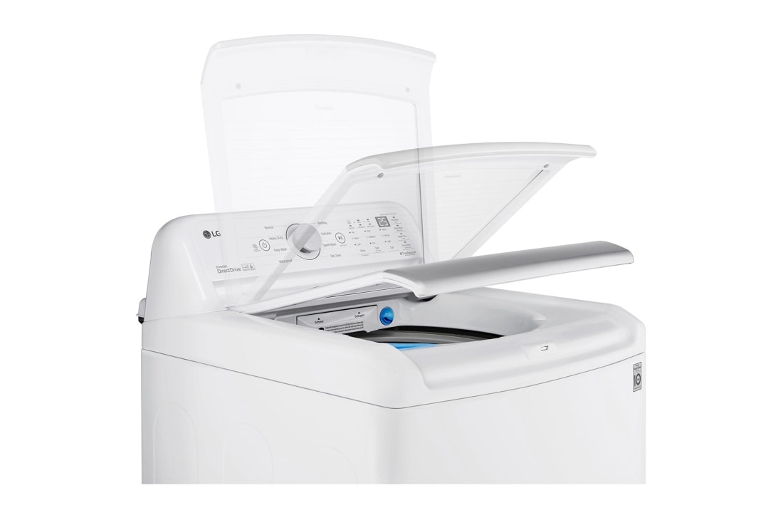 LG 5.8 cu. ft. Mega Capacity Top Load Washer with TurboDrum™ - White, WT7150CW