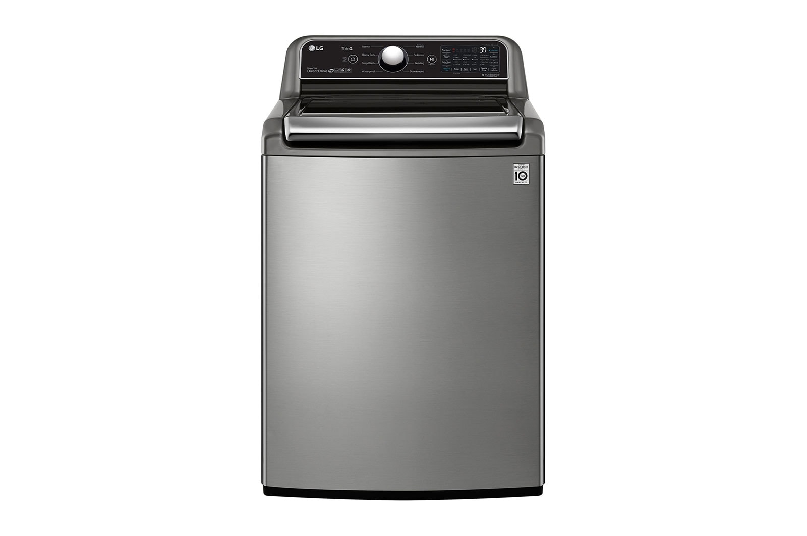 LG 5.6 cu. ft. Mega Capacity Smart WiFi Enabled Top Load Washer with Agitator and TurboWash3D™ Technology, WT7305CV