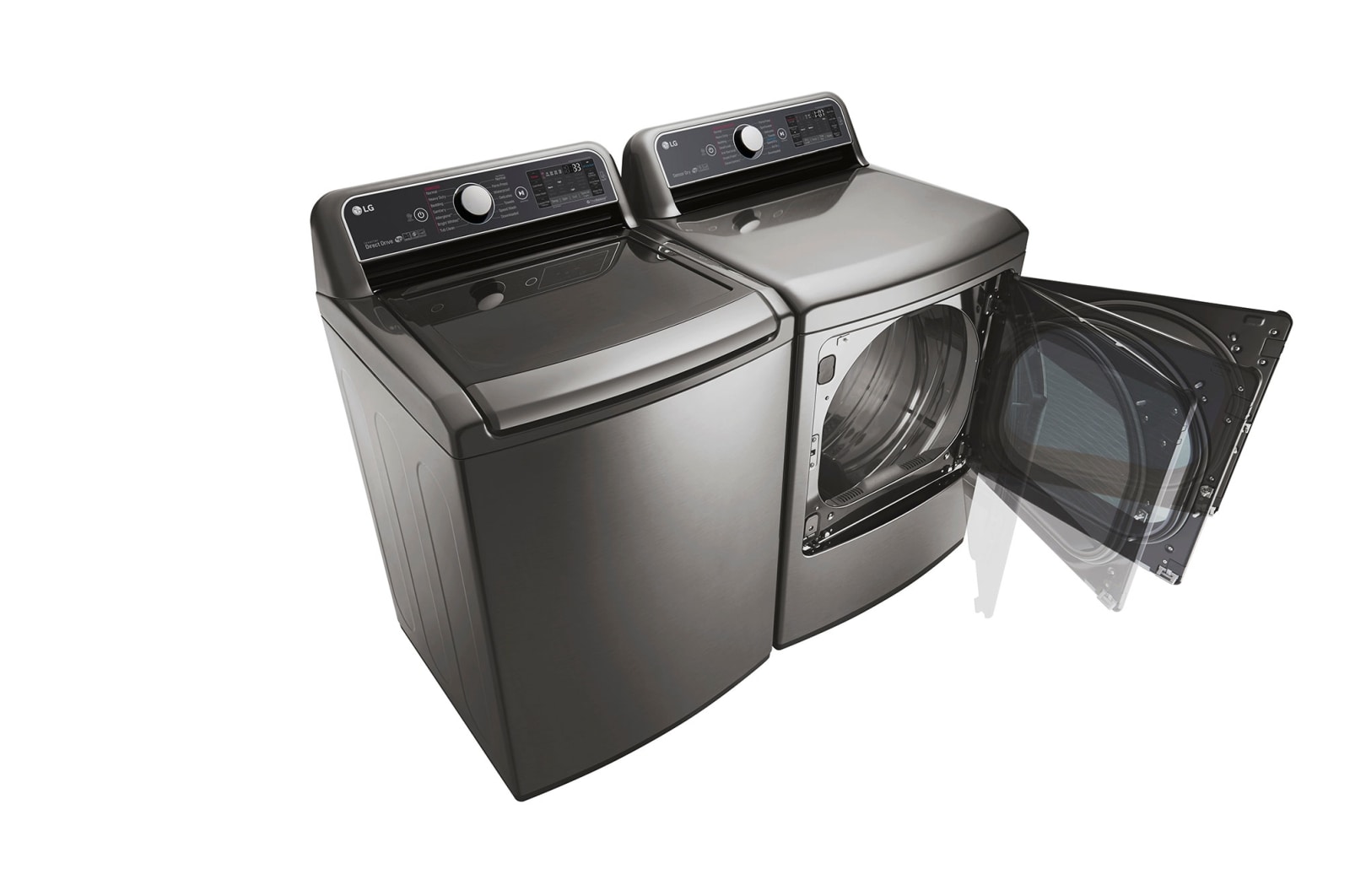 LG 6.0 cu. ft. High Efficiency Top Load Steam Washer with TurboWash Technology, WT7600HVA