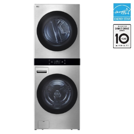 LG STUDIO 5.8 cu. ft. and 7.4 cu. ft. WashTower with ezDispense TurboWash 360° and AI DD - SWWE50N3 LG CA_EN