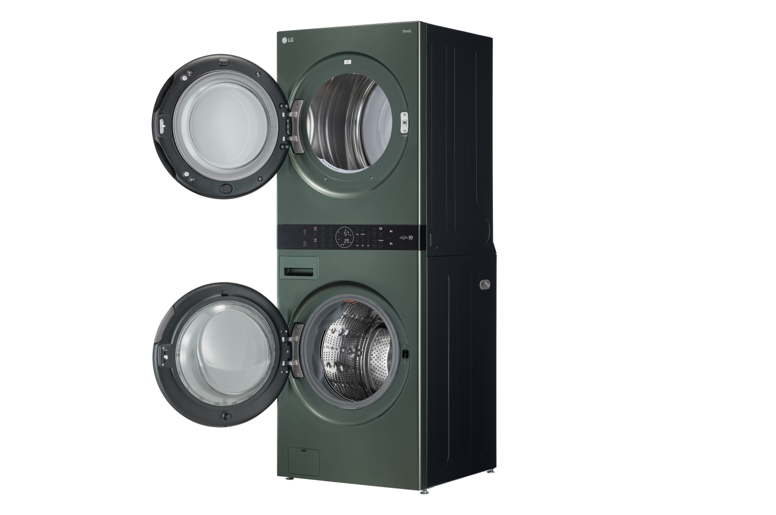 LG Single Unit Front Load LG WashTower™ with Centre Control™ 5.2 cu. ft. Washer and 7.4 cu. ft. Electric Dryer, WKEX200HGA
