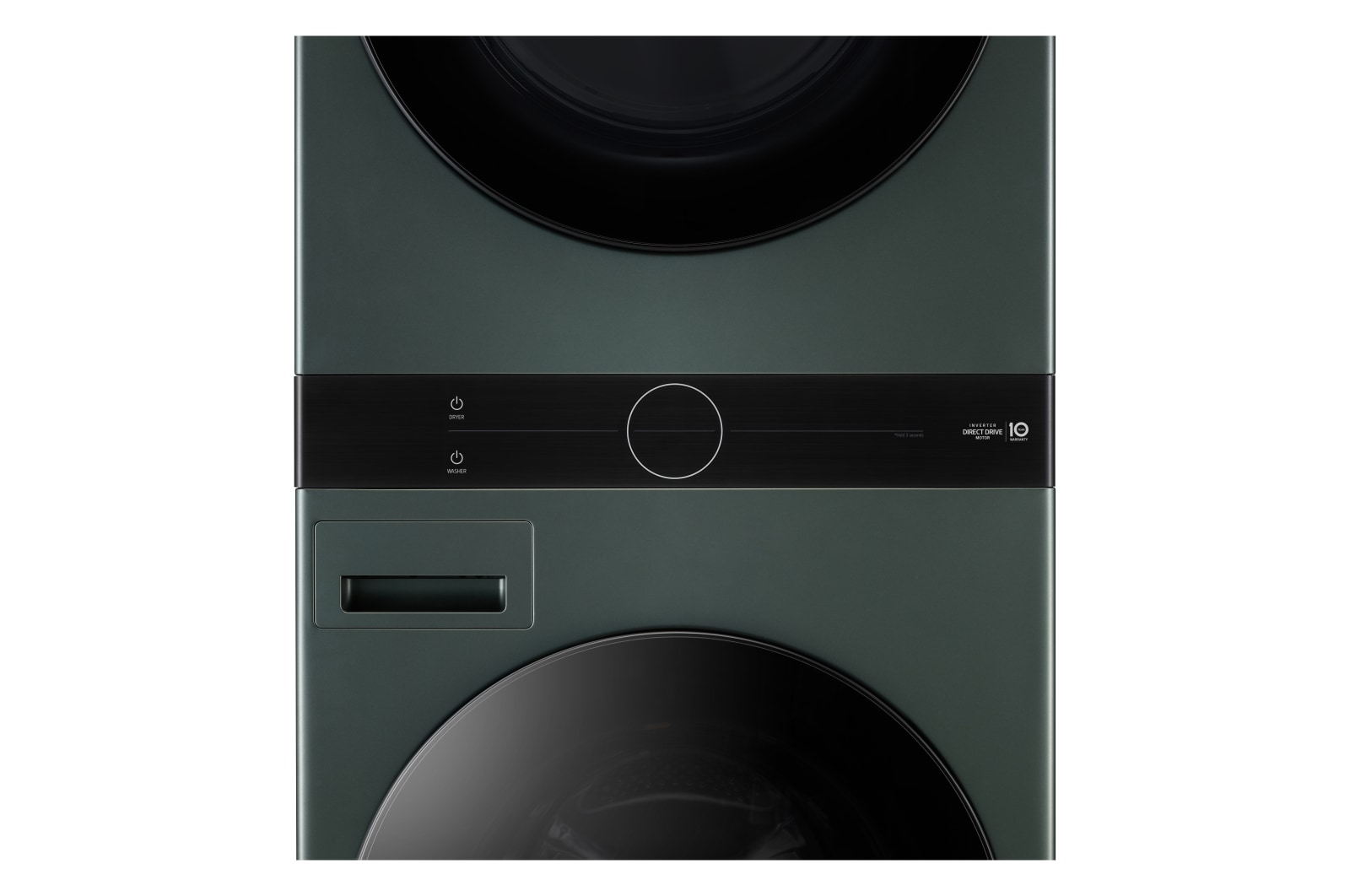 LG Single Unit Front Load LG WashTower™ with Centre Control™ 5.2 cu. ft. Washer and 7.4 cu. ft. Electric Dryer, WKEX200HGA