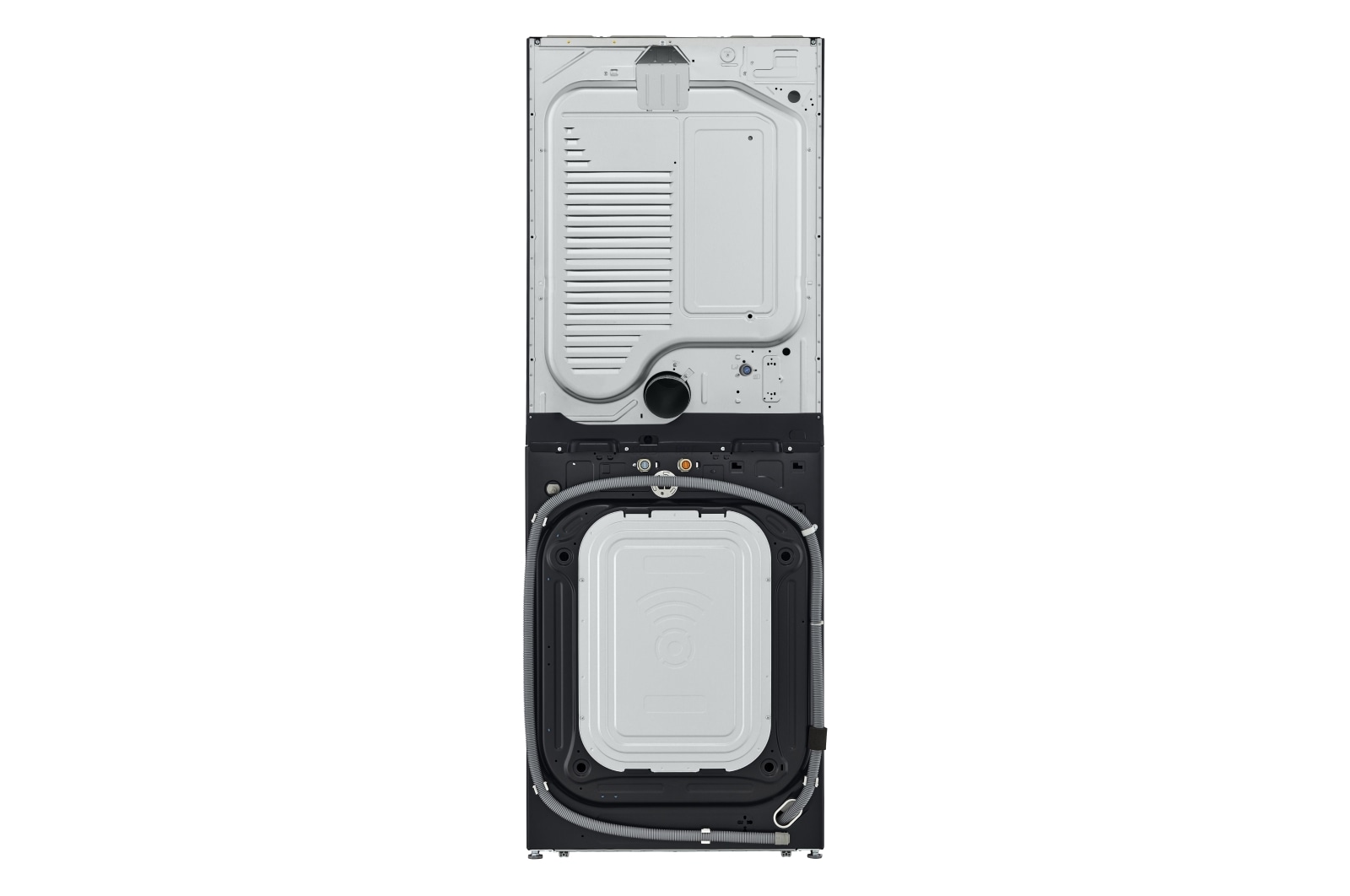 LG Single Unit Front Load LG WashTower™ with Centre Control™ 5.2 cu. ft. Washer and 7.4 cu. ft. Electric Dryer, WKEX200HGA