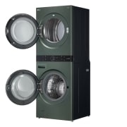 LG Single Unit Front Load LG WashTower™ with Centre Control™ 5.2 cu. ft. Washer and 7.4 cu. ft. Electric Dryer, WKEX200HGA