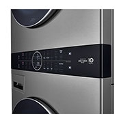 LG Single Unit Front Load LG WashTower™ with Centre Control™ 5.2 cu. ft. Washer and 7.4 cu. ft. Electric Dryer, WKEX200HVA