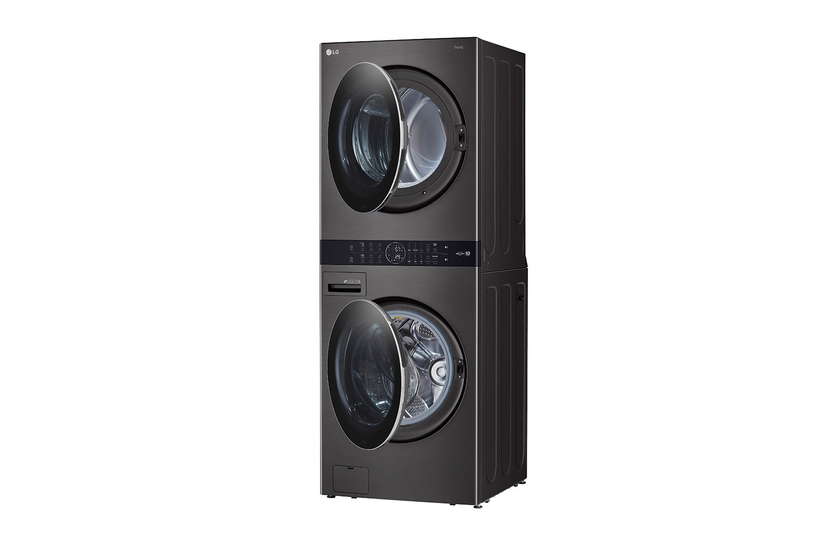 LG Single Unit Front Load LG WashTower<sup>®</sup> with Centre Control™ 5.2 cu. ft. Washer and 7.4 cu. ft. Gas, WKGX201HBA