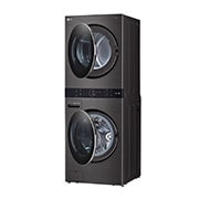 LG Single Unit Front Load LG WashTower<sup>®</sup> with Centre Control™ 5.2 cu. ft. Washer and 7.4 cu. ft. Gas, WKGX201HBA