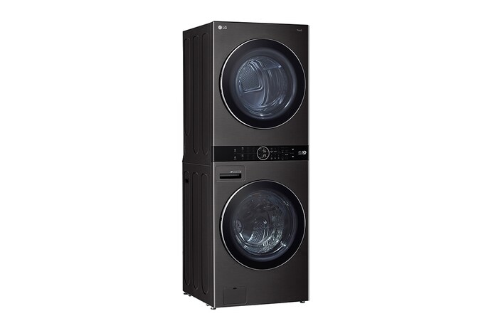 LG Wash Tower™ Single Unit Front Load 5.2 cu. ft. Washer and 7.2 cu. ft. Heat Pump Ventless Dryer, WKHC202HBA