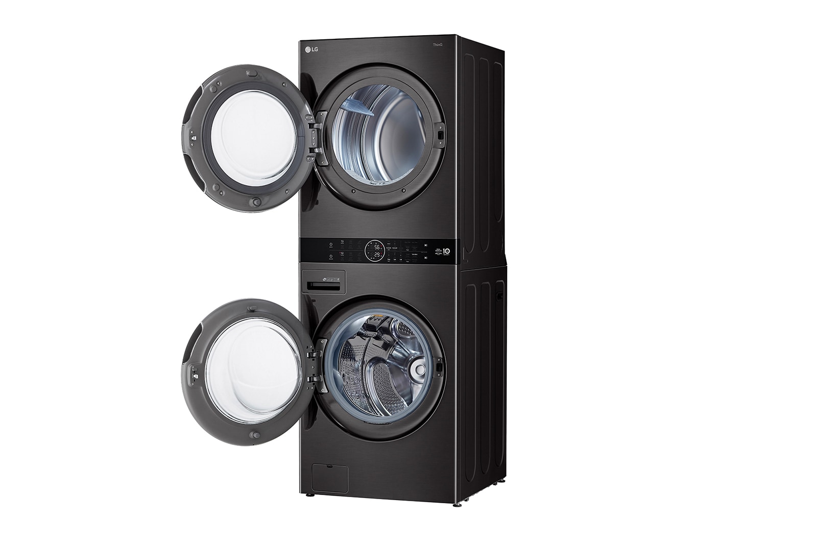 LG Wash Tower™ Single Unit Front Load 5.2 cu. ft. Washer and 7.2 cu. ft. Heat Pump Ventless Dryer, WKHC202HBA