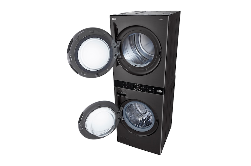 LG Wash Tower™ Single Unit Front Load 5.2 cu. ft. Washer and 7.2 cu. ft. Heat Pump Ventless Dryer, WKHC202HBA