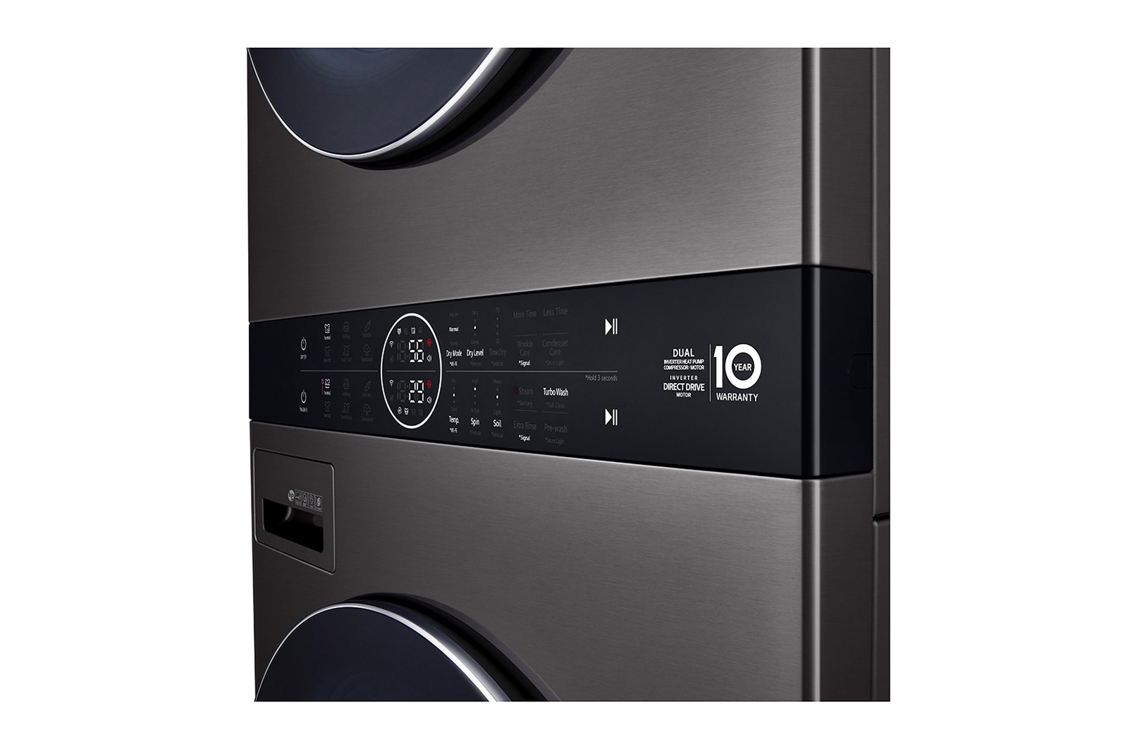 LG Wash Tower™ Single Unit Front Load 5.2 cu. ft. Washer and 7.2 cu. ft. Heat Pump Ventless Dryer, WKHC202HBA