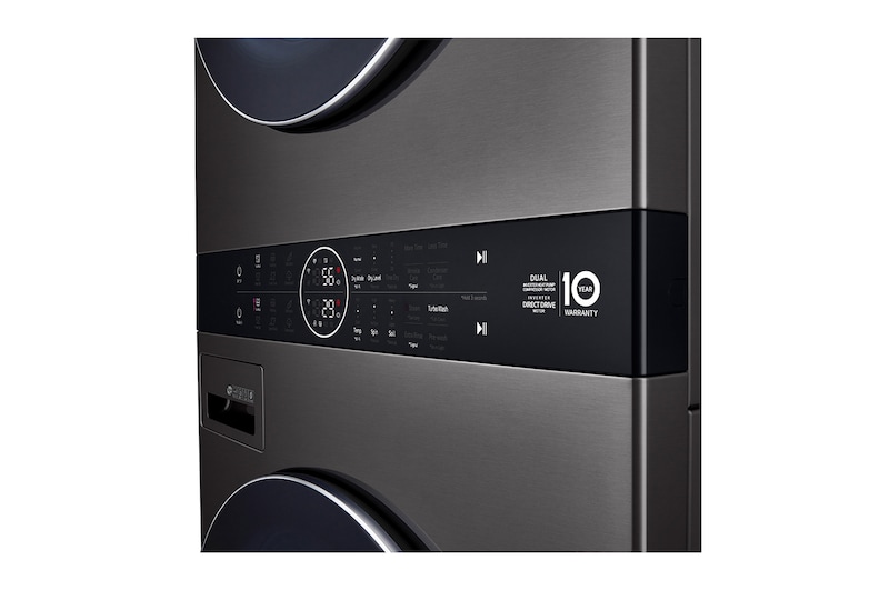 LG Wash Tower™ Single Unit Front Load 5.2 cu. ft. Washer and 7.2 cu. ft. Heat Pump Ventless Dryer, WKHC202HBA