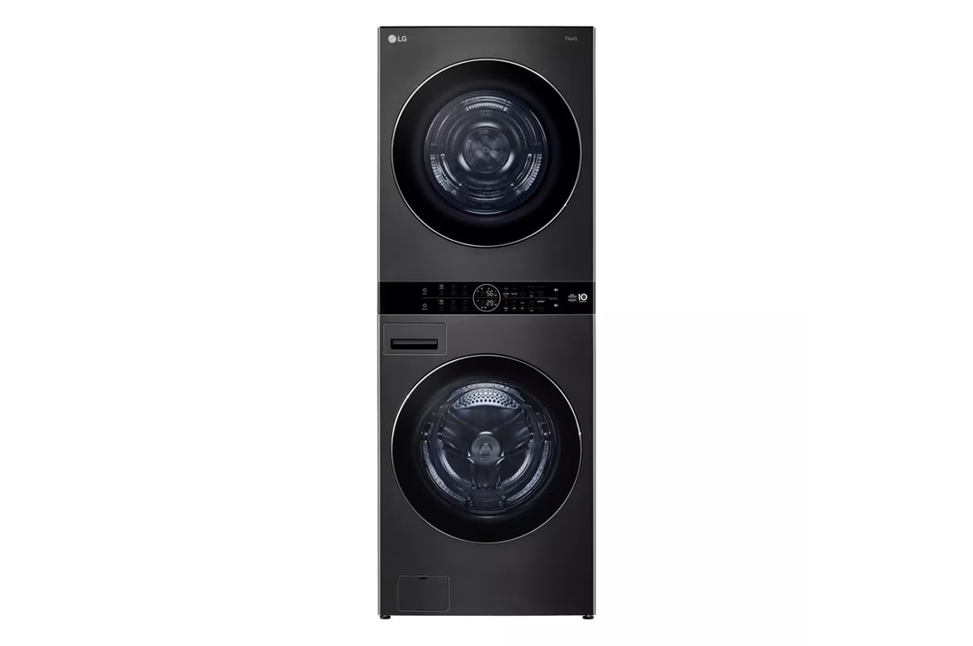 LG WashTower<sup>®</sup> with DirectDrive® Heat Pump Dryer, 5.8 cu.ft. Washer, 7.8 cu.ft. Dryer, WKHC252HBA