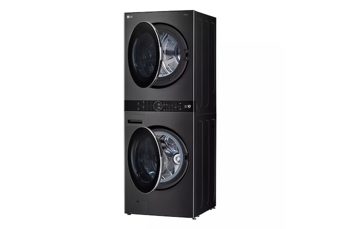 LG WashTower<sup>®</sup> with DirectDrive<sup>®</sup>Heat Pump Dryer, 5.8 cu.ft. Washer, 7.8 cu.ft. Dryer, WKHC252HBA