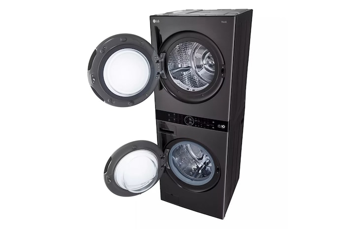 LG WashTower<sup>®</sup> with DirectDrive<sup>®</sup>Heat Pump Dryer, 5.8 cu.ft. Washer, 7.8 cu.ft. Dryer, WKHC252HBA