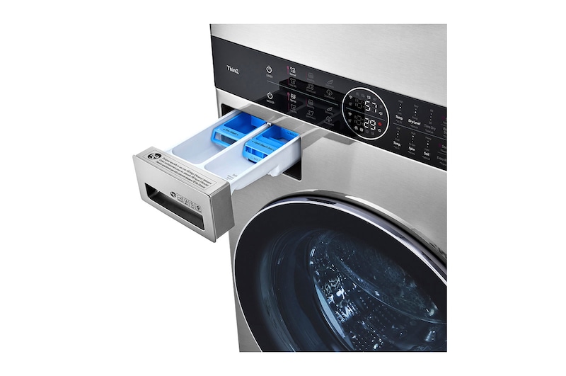 LG STUDIO Single Unit WashTower™ with Center Control™ 5.8 cu. ft. Front Load Washer and 7.4 cu. ft. Dryer, WSEX200HNA