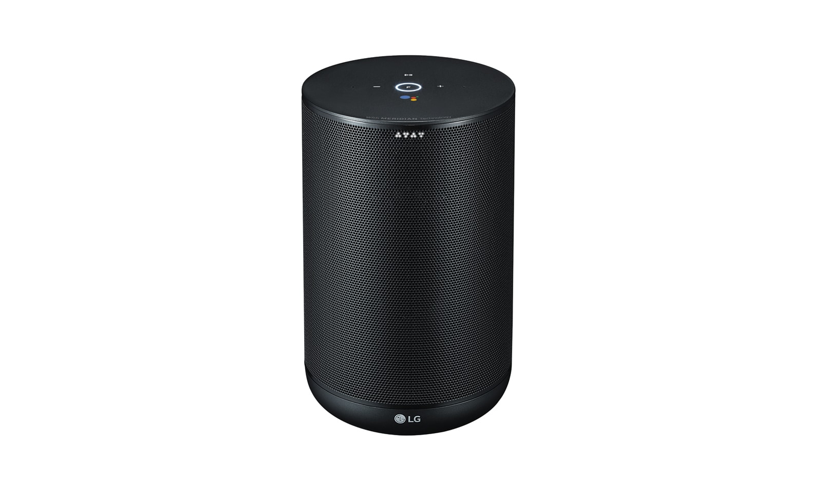 Front view of LG XBOOM AI ThinQ WK7 Google Assistant Speaker WK7