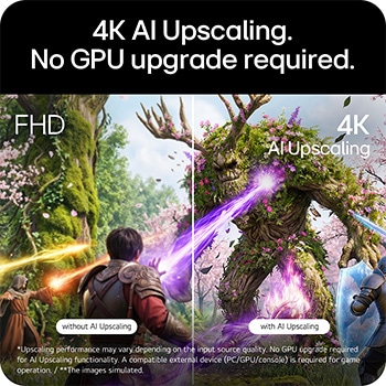 32-inch UltraGear evo GX8, World's First AI Upscaling 32