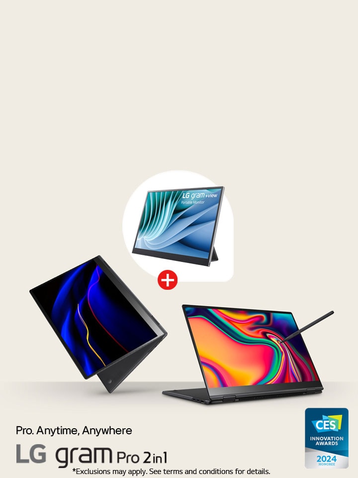 LG gram Pro 2in1 + Bonus