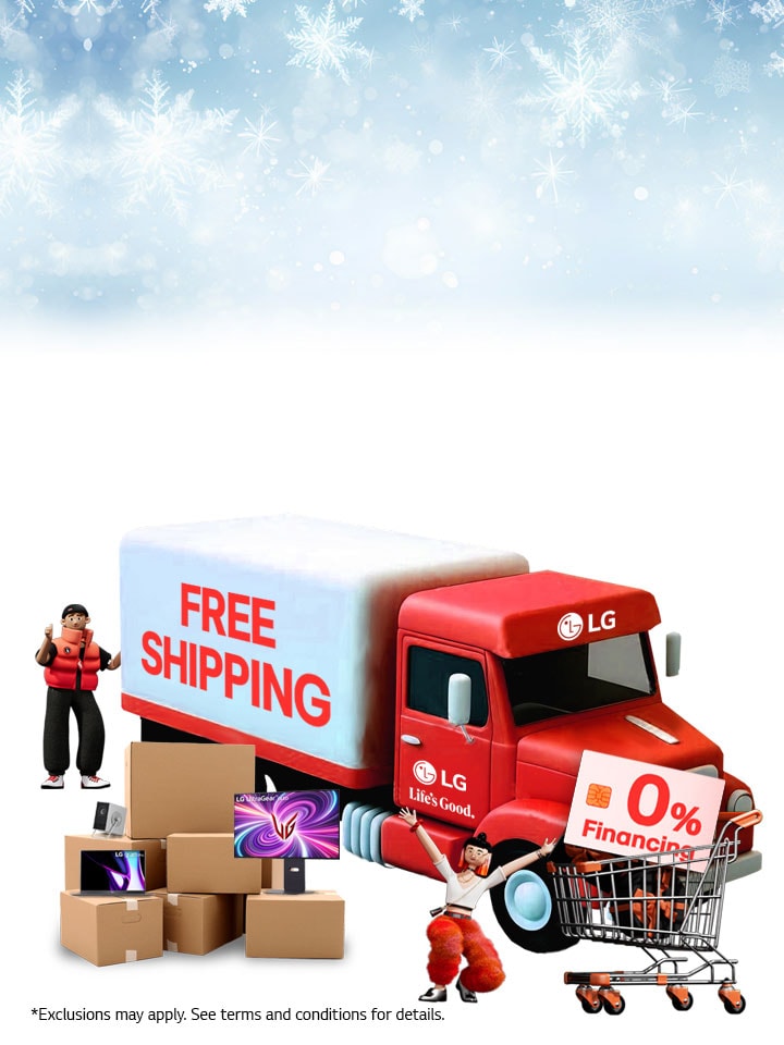 Enjoy Free Shipping & 0% Financing on LG Monitors & Laptops