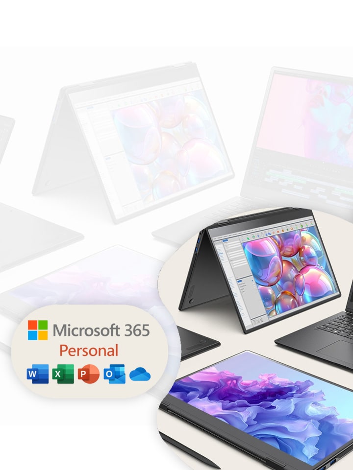 Get an 16" LG gram 2in1+ FREE 1 year MS365 subscription