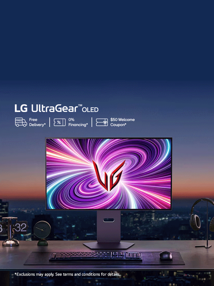 Save up to $300 on an select LG UltraGear OLED Monitors