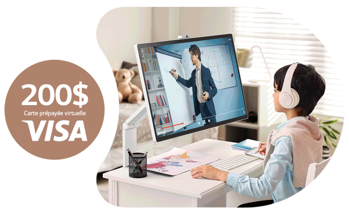 Prime de précommande du moniteur intelligent Swing: Carte prépayée VISA virtuelle de 200 $