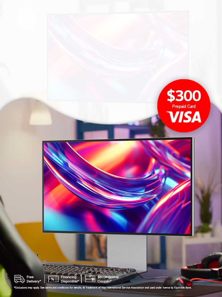 Pre-order LG UltraFine 6K & Get $300 VISA®