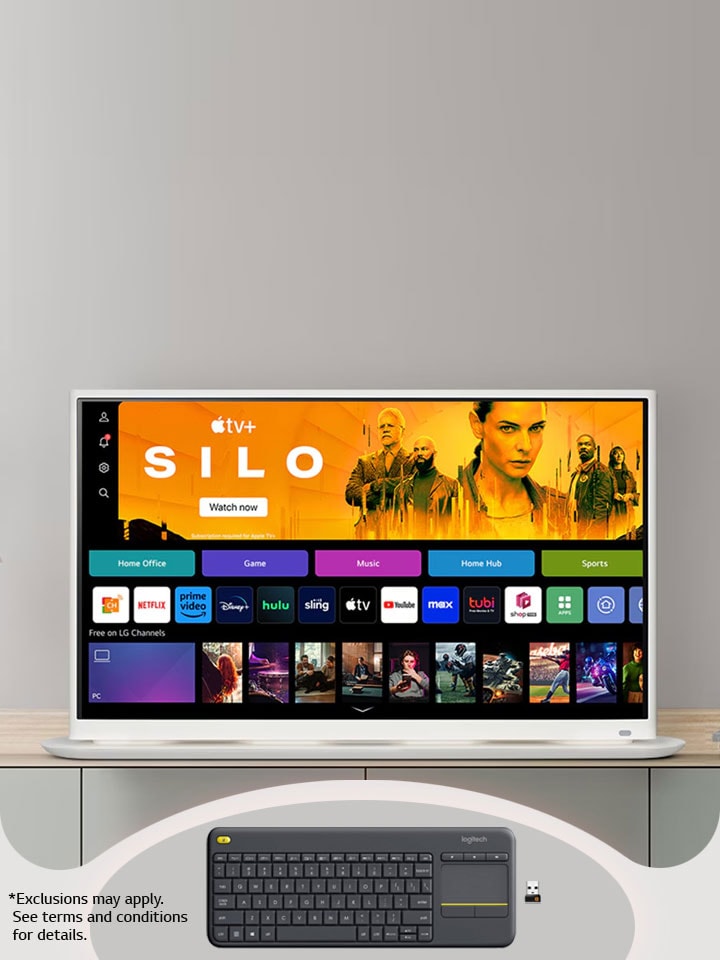 Logitech k400 lg smart tv 2025