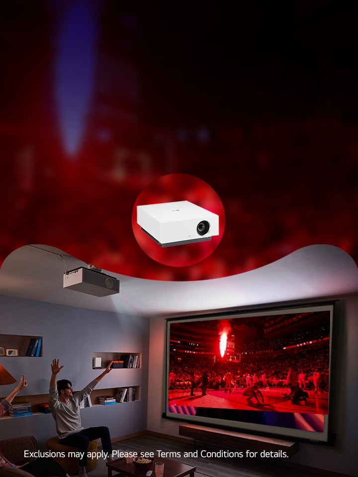 Save up to 30% on an eligible LG CineBeam 4K projector