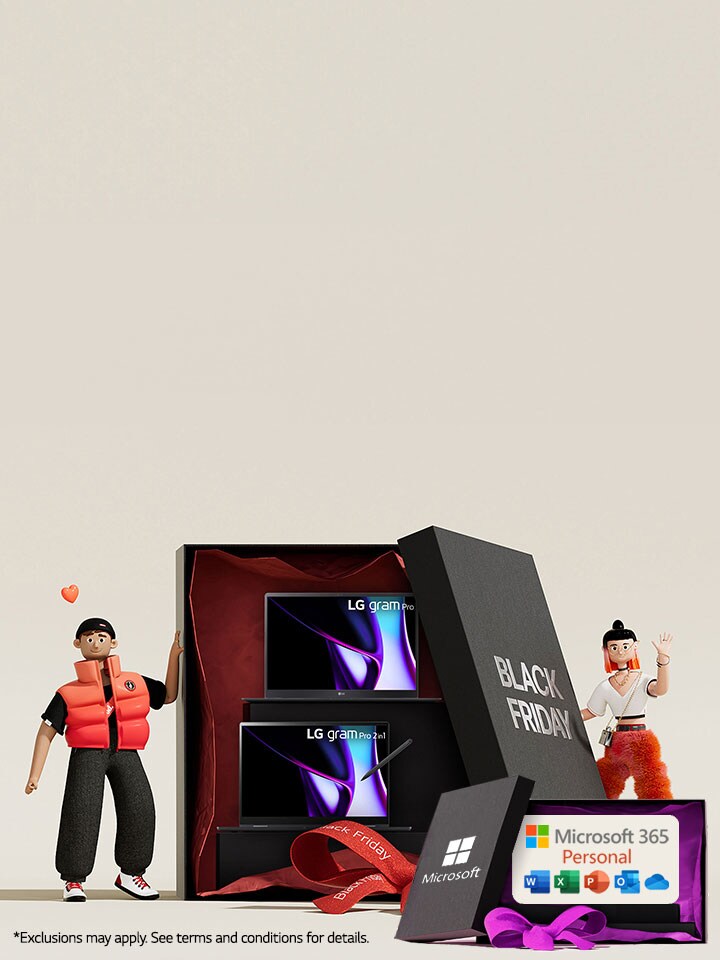 Save up to $600 on Select LG gram + Microsoft 365 Personal