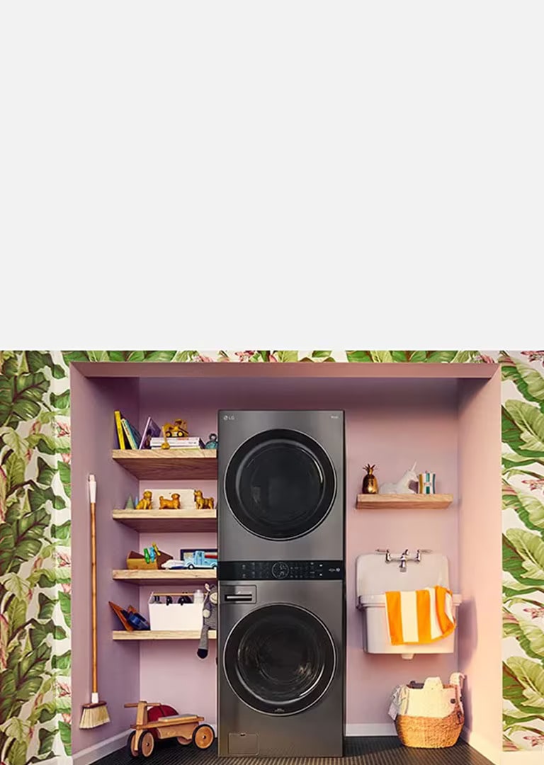 Redefine laundry in half the floor space