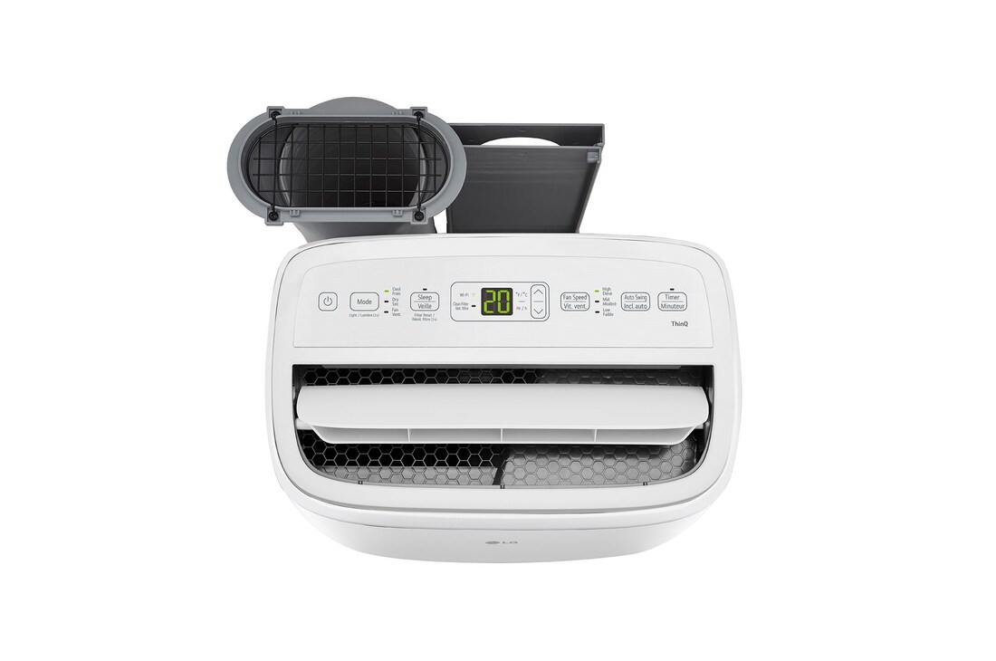 vue de dessus avec porte ouverte