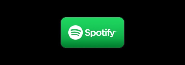 There is one block with Spotify logo.
