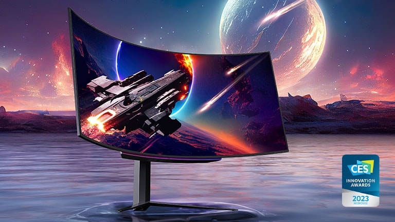 45GR95QE , 45'' UltraGear™ OLED Curved Gaming Monitor, 240Hz, 0.03ms (GtG), WQHD